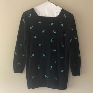 J Crew Preppy Whale Sweater